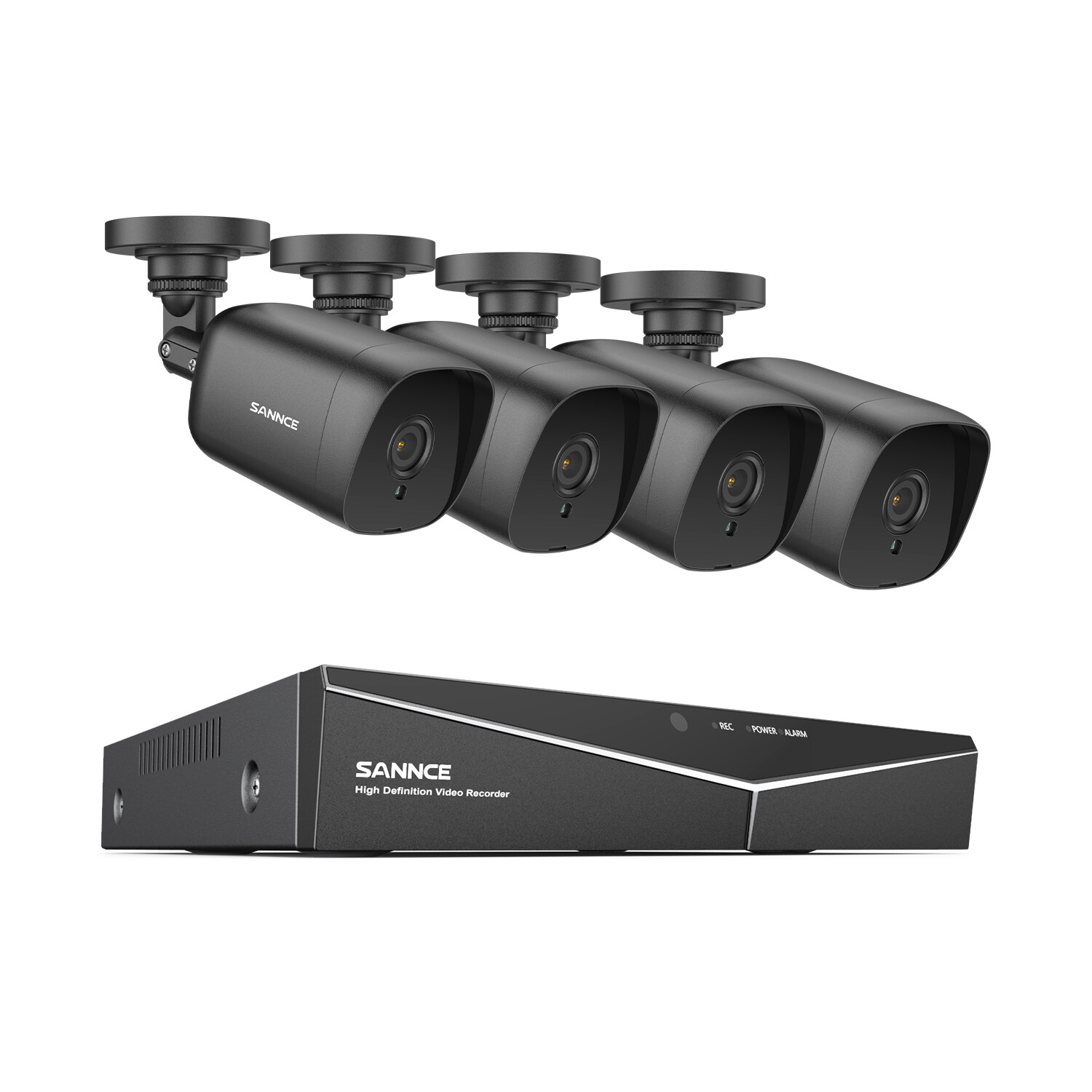 SANNCE 8CH 5IN1 DVR HD 5MP CCTV Security Camera System Outdoor Night Vision IP66