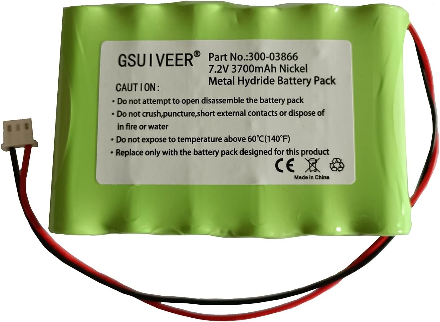 7.2V Ni-Mh Battery 3700mAh for Home Security Systems – Easy Installation