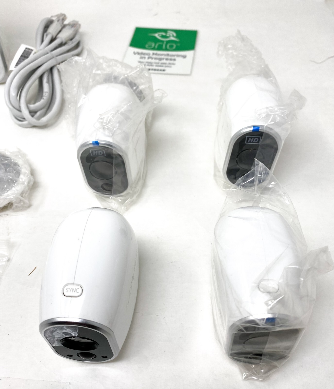 Arlo Netgear VMS3530 Security System 3 Wire-Free HD Cameras Open Box
