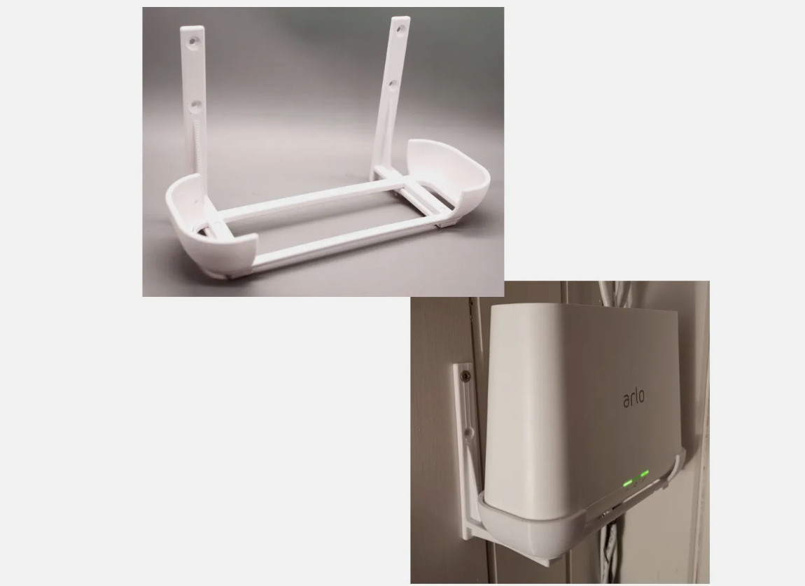 Wall Mount Brackets for NetGear Arlo Pro Base Station VMB4000