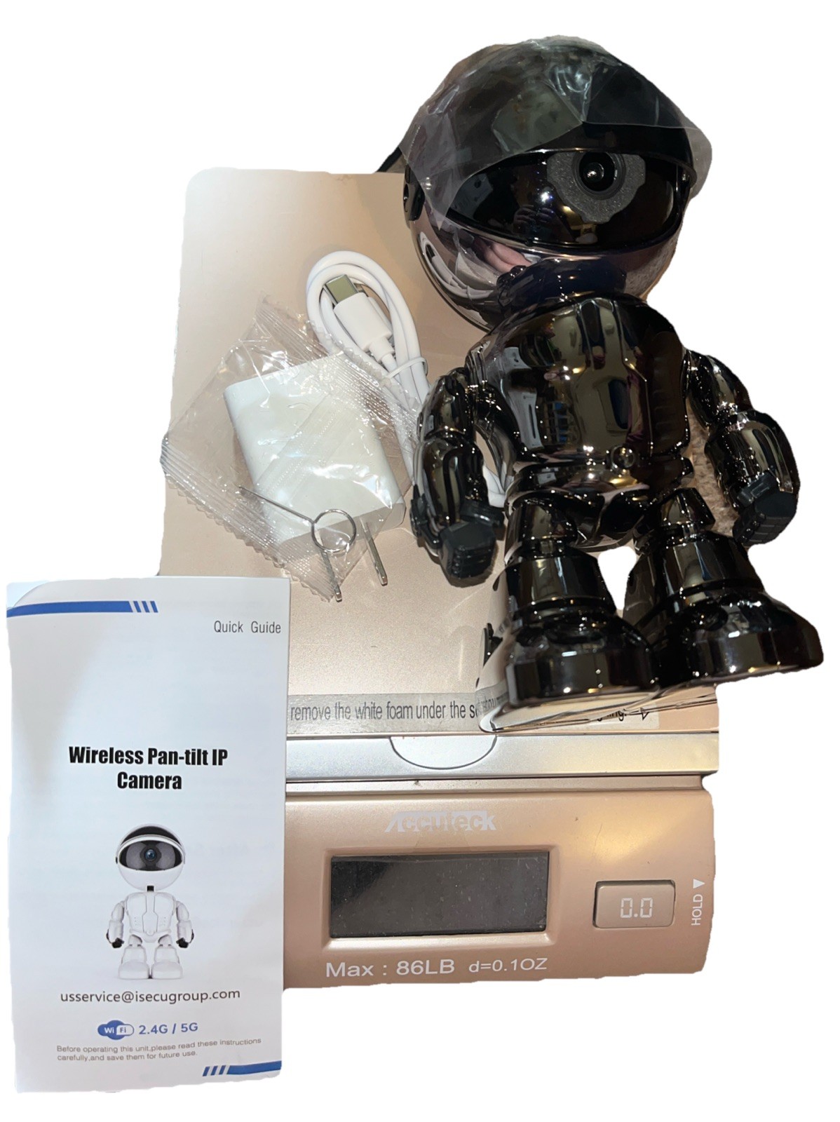 5G/2.4Ghz WiFi Robot Camera 3MP Pet/Baby Camera with Phone App Motion Detection