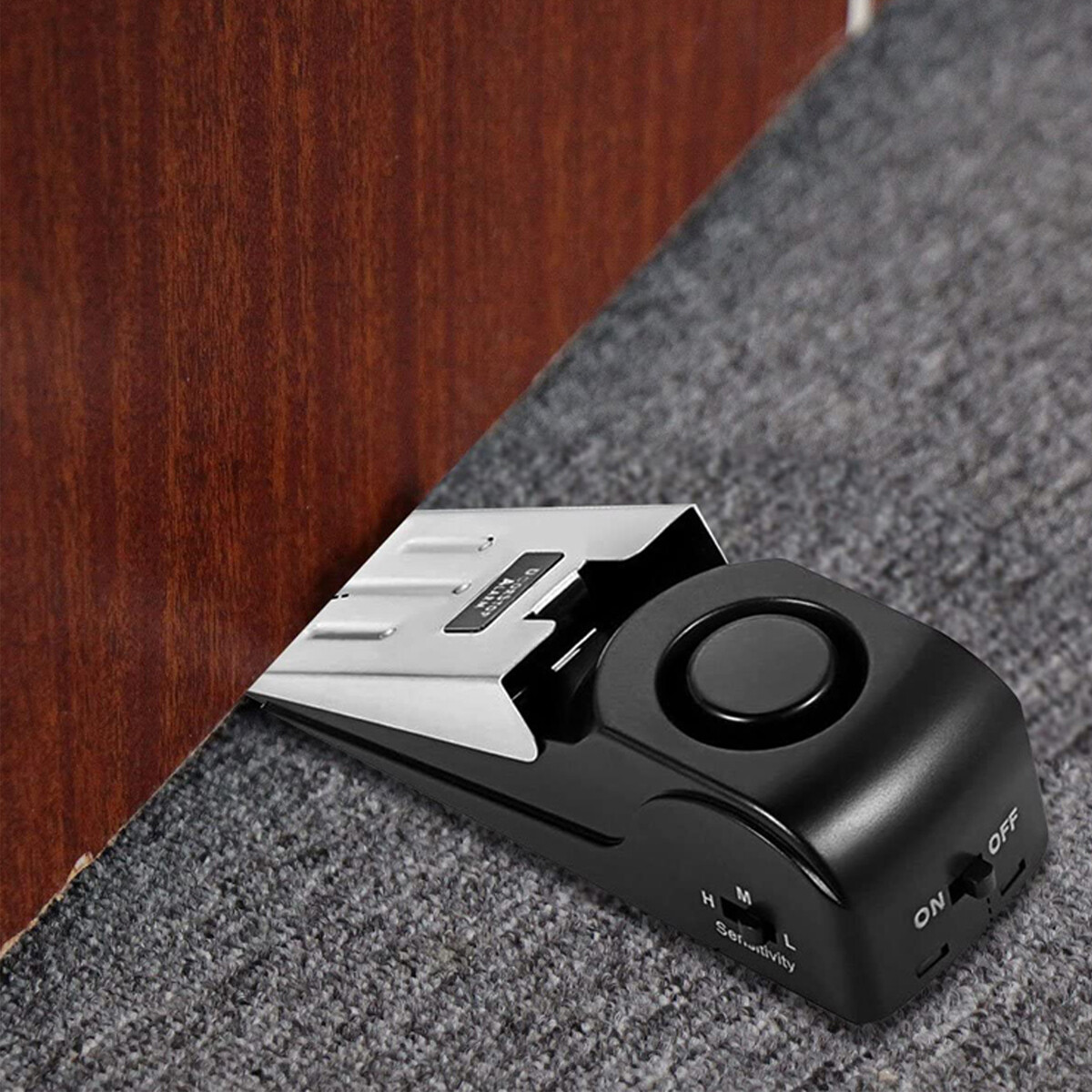 2 Pack Door Stop Alarm 120dB Security Stopper Travel Safety Home Anti-Theft