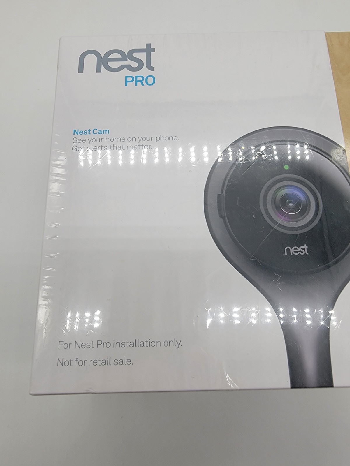 Google Nest Cam NC1103US Pro Version Indoor Security Camera Black Sealed