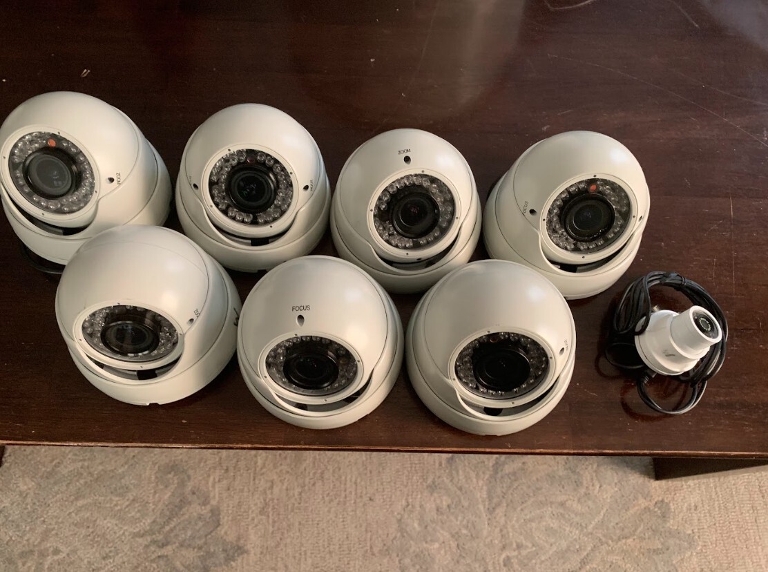Complete CCTV Camera Kit (Includes everything needed for a CCTV security system)