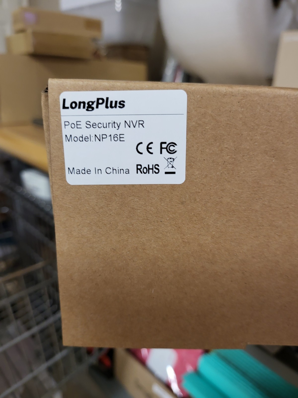 LongPlus 4K PoE Security (8)Camera System, 12MP H.265+ 16CH NVR with 4TB Hhd