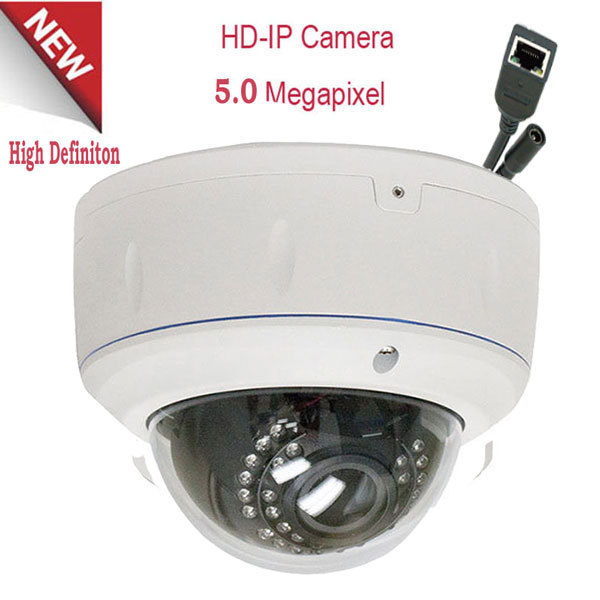 5MP High Definition 1920P Dome PoE Sony-CMOS IP Security Camera Adjust Lens P1