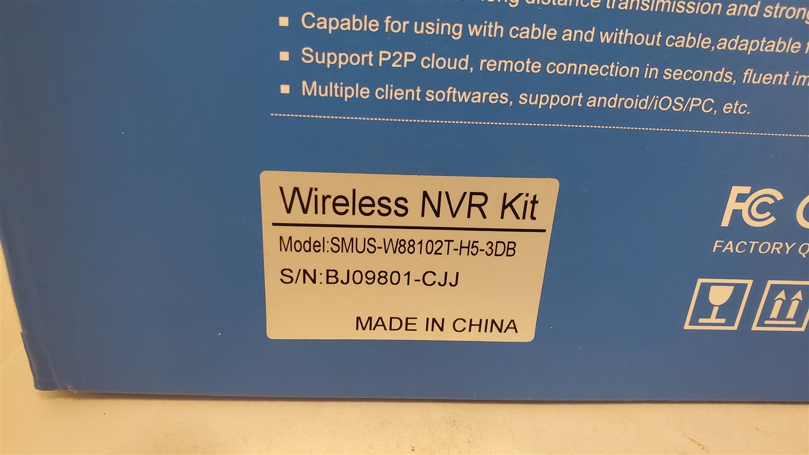 8 Channel HD Wireless NVR Security Surveillance Kit 2 TB Hard Drive 8 Cameras