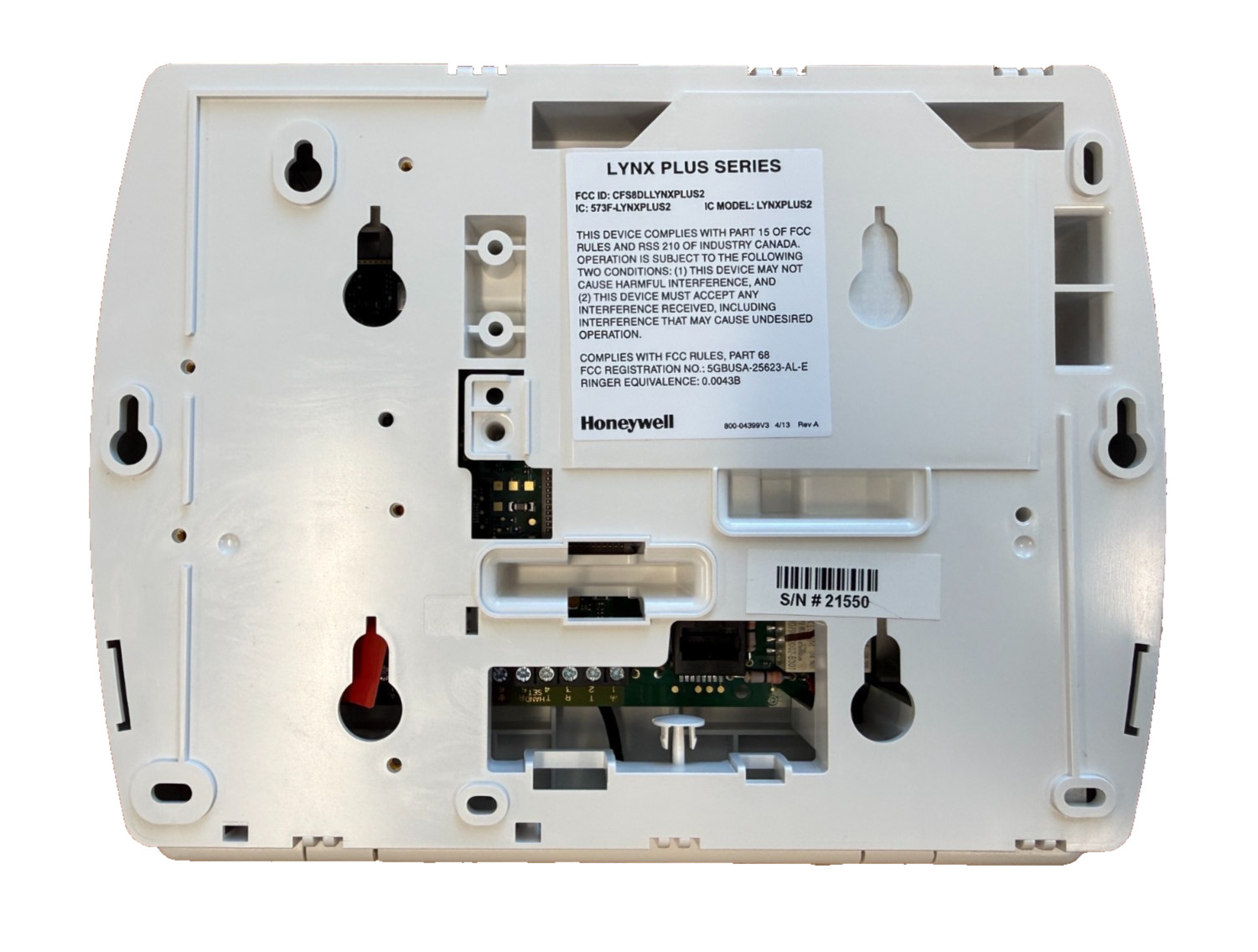 Honeywell L3000 LYNX Plus L3000 Burglar Alarm Control Panel
