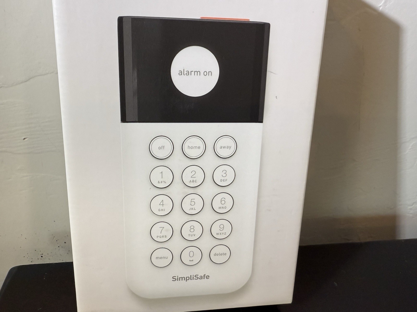 SimpliSafe SSKP3 Home Security System Wireless Keypad Remote White GENUINE w1