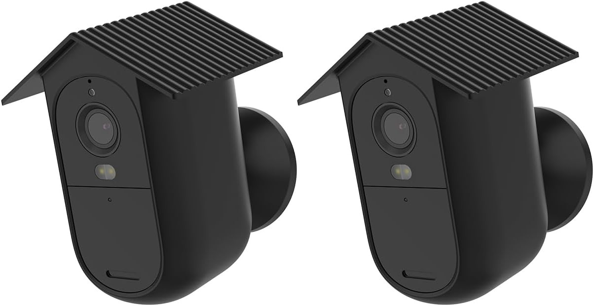 Black Silicone Skin for Arlo Essential 2nd Gen Camera – 2 Pack, Water-Resistant