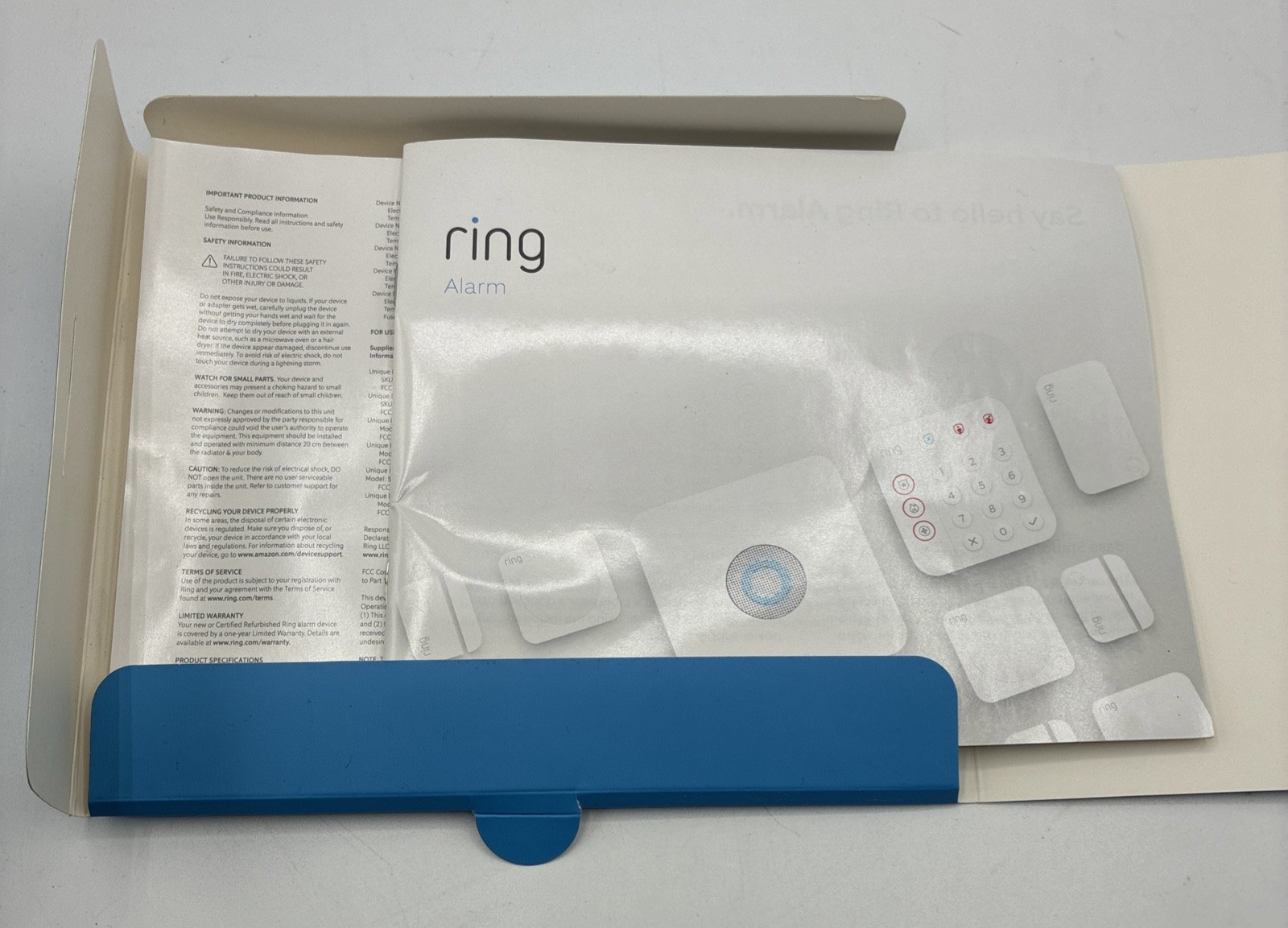 Ring Alarm 8-Piece Wireless Home Security System Kit 2nd Gen New-open box