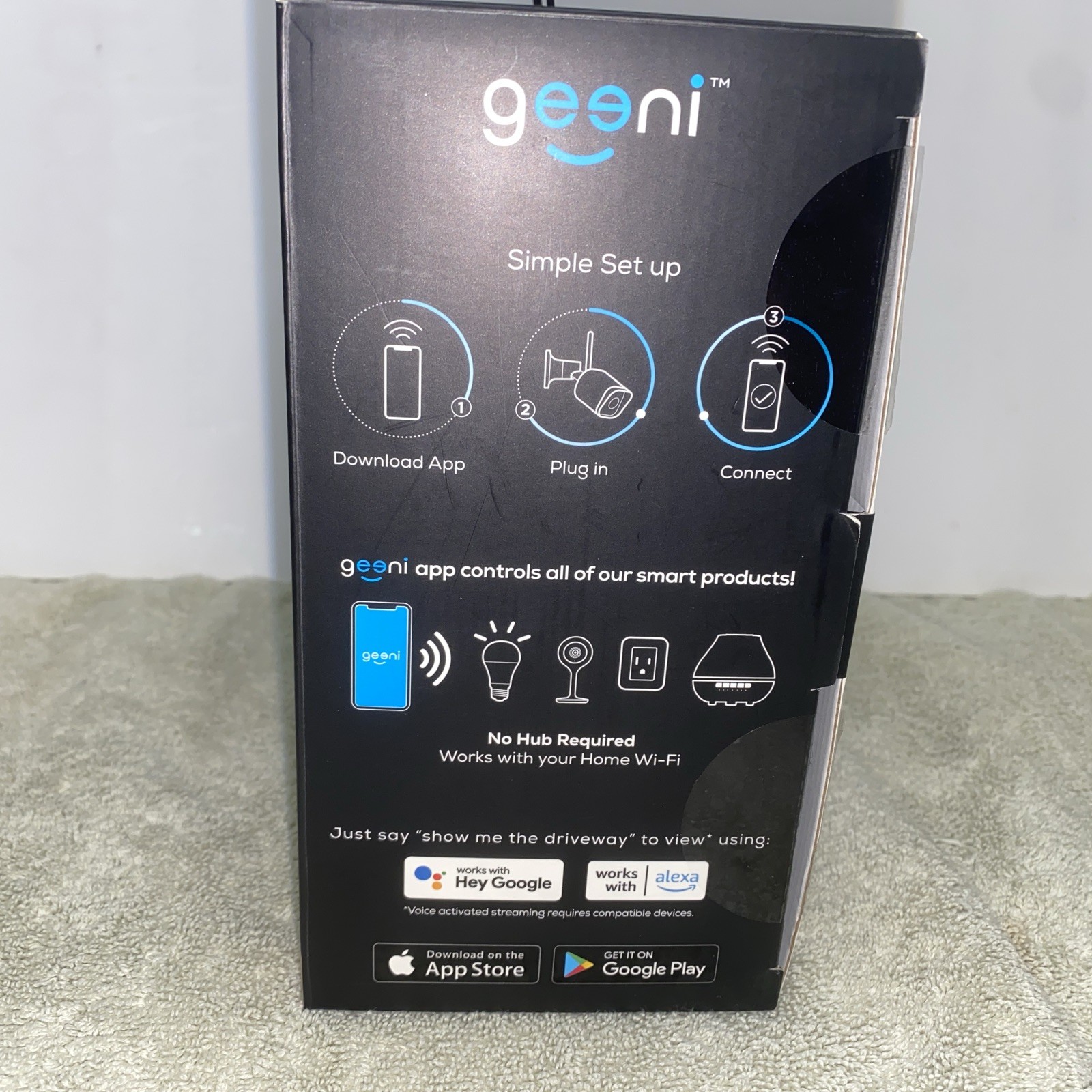 Geeni Hawk 3 1080p Wi-Fi Outdoor Cameras with Alexa Google Voice Control  2 Pack