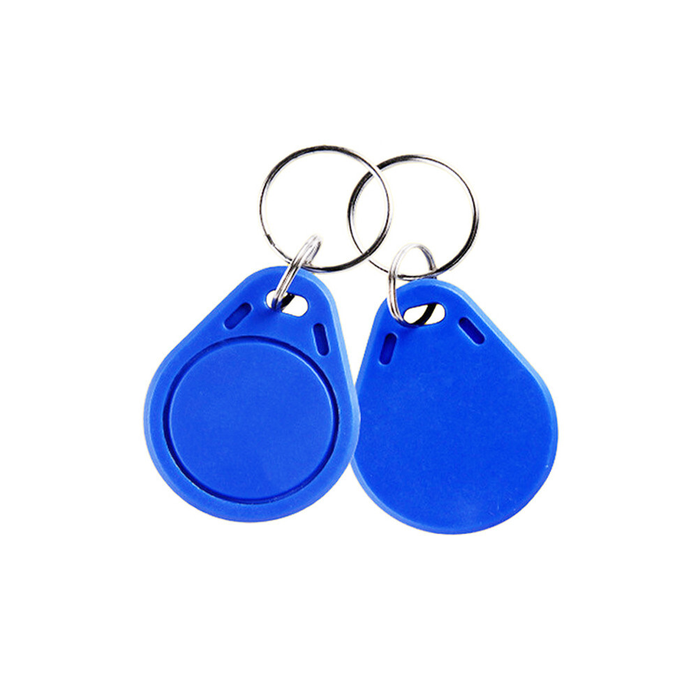 50PCS 13.56MHz 14443A MF1 S50 Small Smart IC Key Ring Tag Keyfob Token