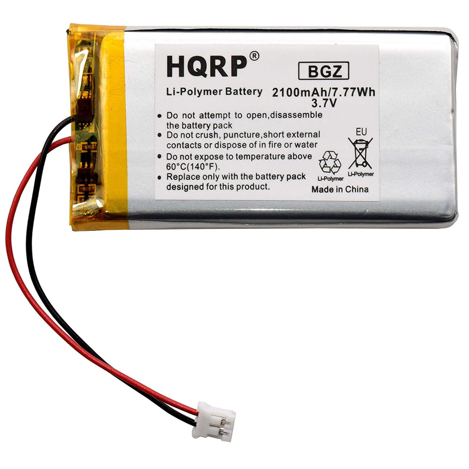 HQRP Battery for Uniden Guardian UDR744 UDR744HD UDR777HD UDR780HD Monitor