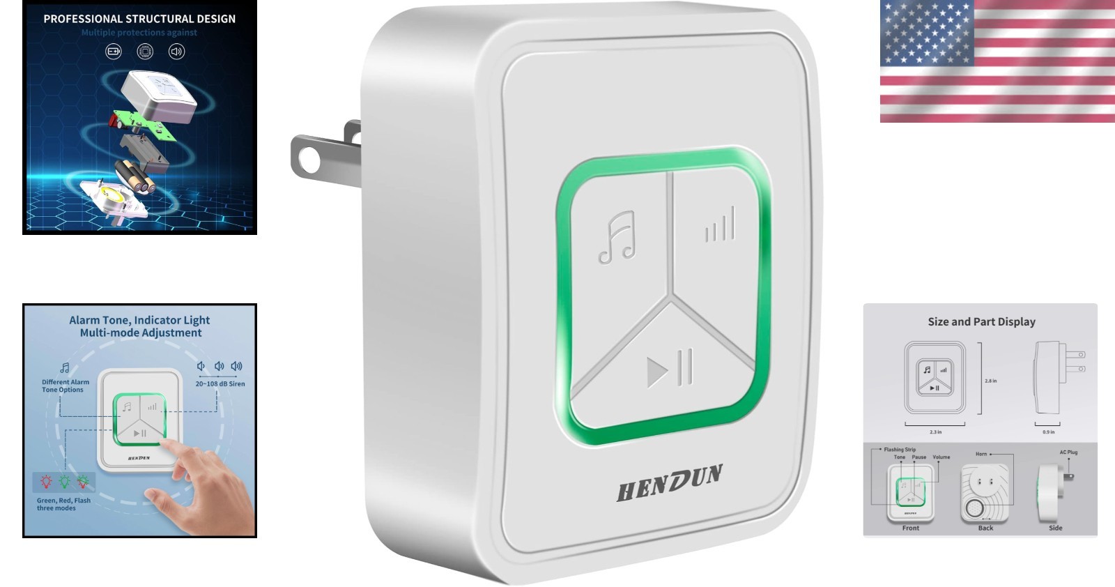 Essential Power Failure Alarm with LED Voltage Indicator for Household Devices