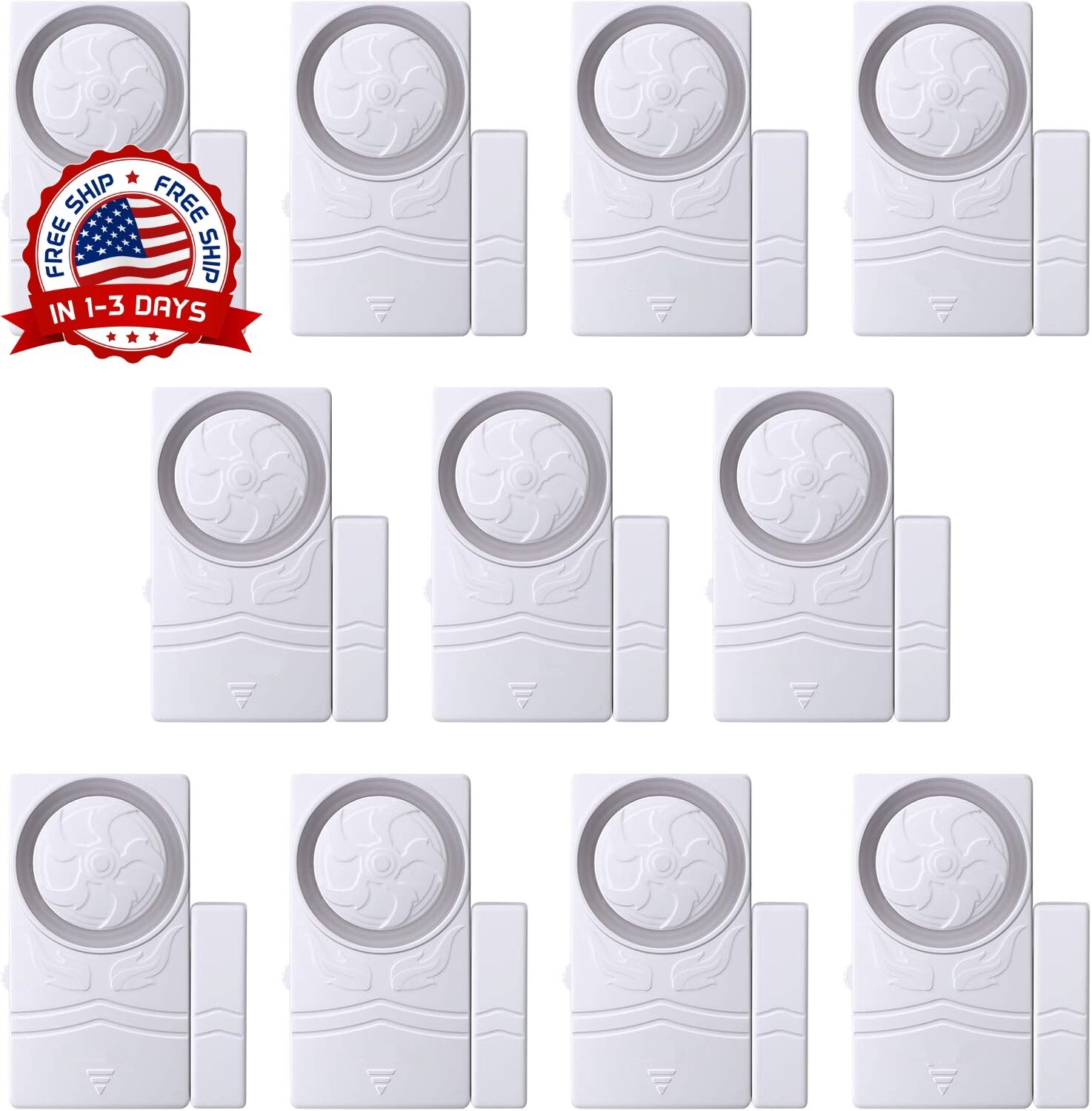 Alarmas Para Puertas Y Ventanas De Alarma Seguridad Casa Inalambrica Sensor NEW