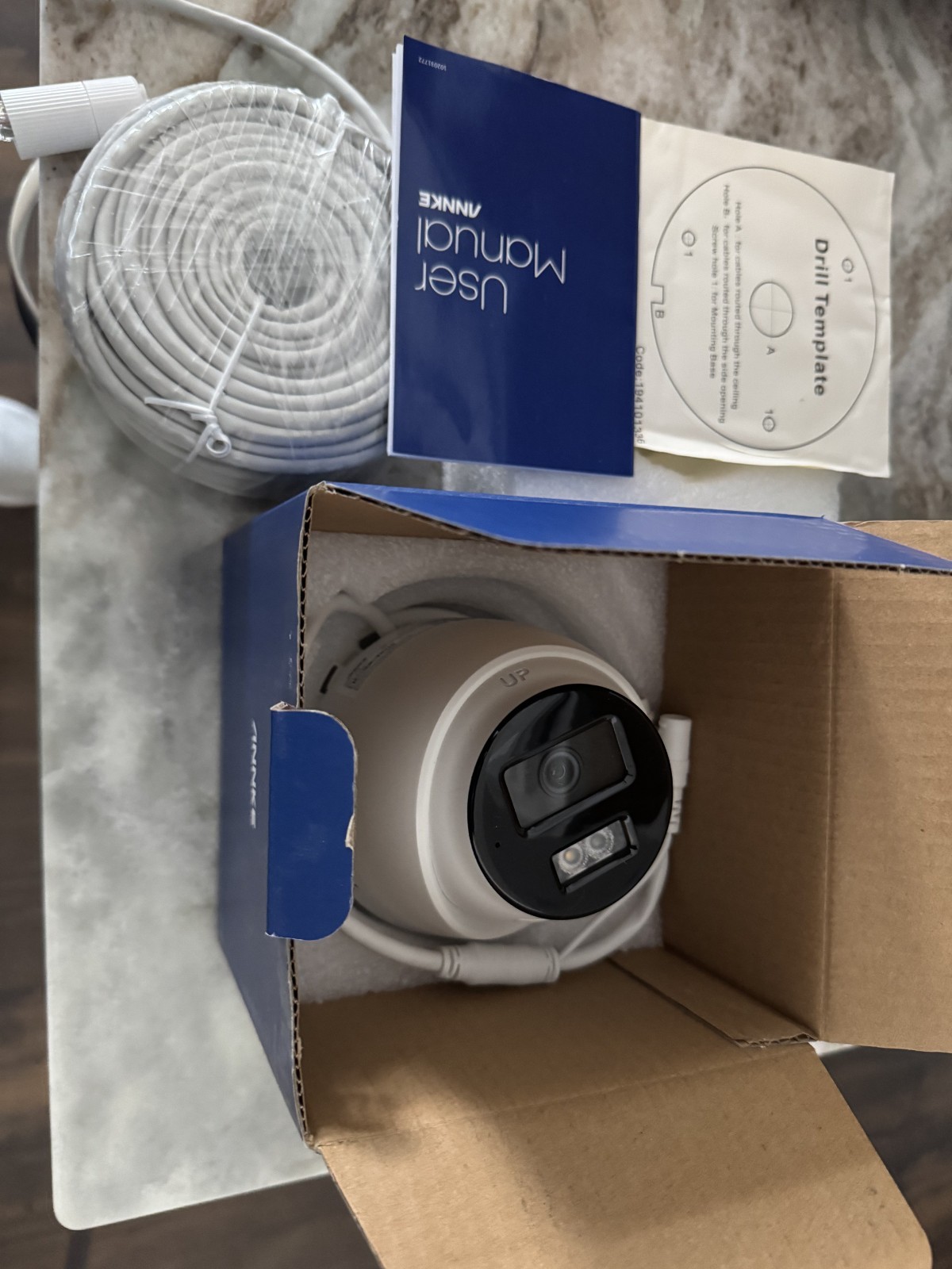 ANNKE 4K POE Security IP Camera Audio C800 Outdoor with Included Ethernet Cable.