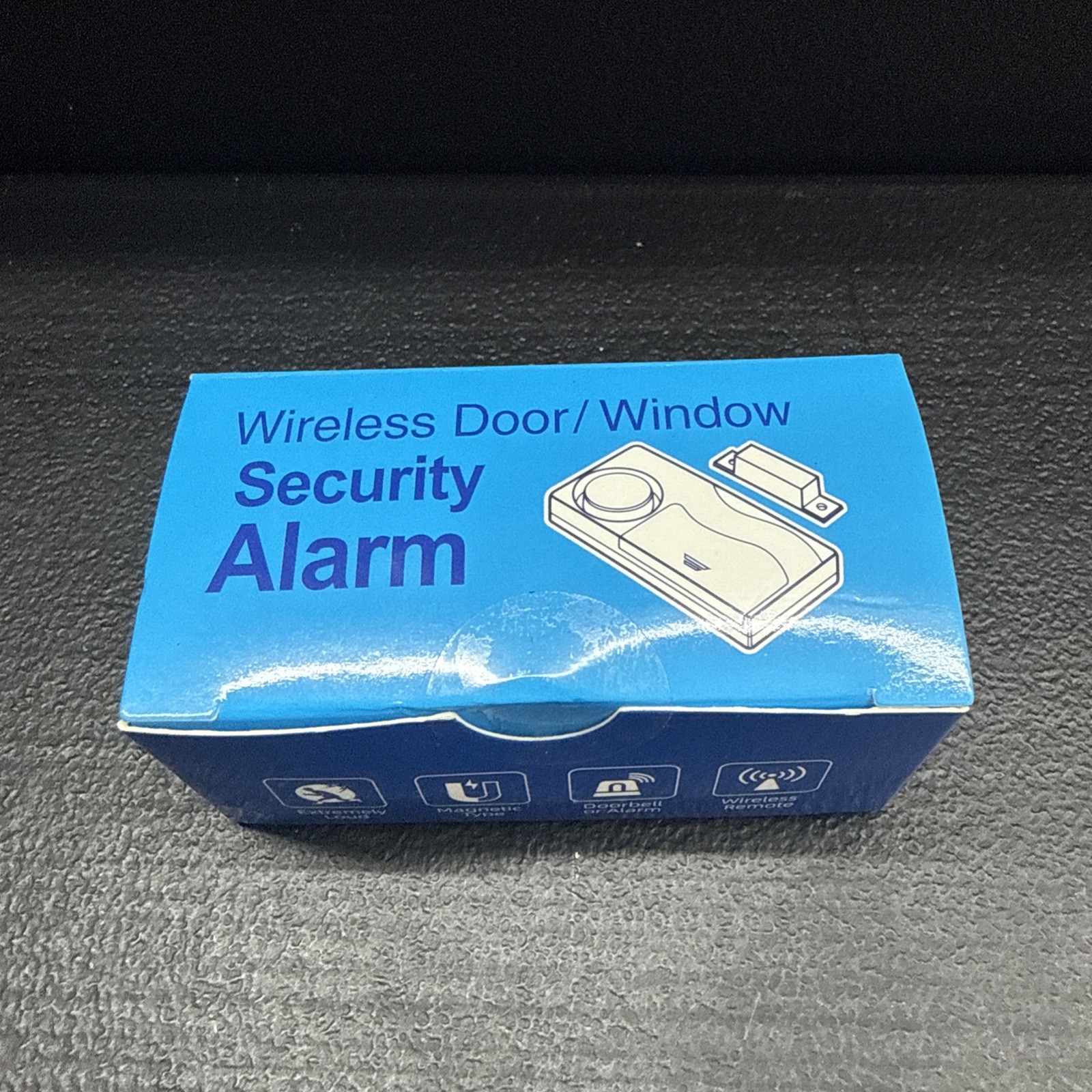 Wireless Remote Control Magnetic Sensor Door Window Home Security Alarm White