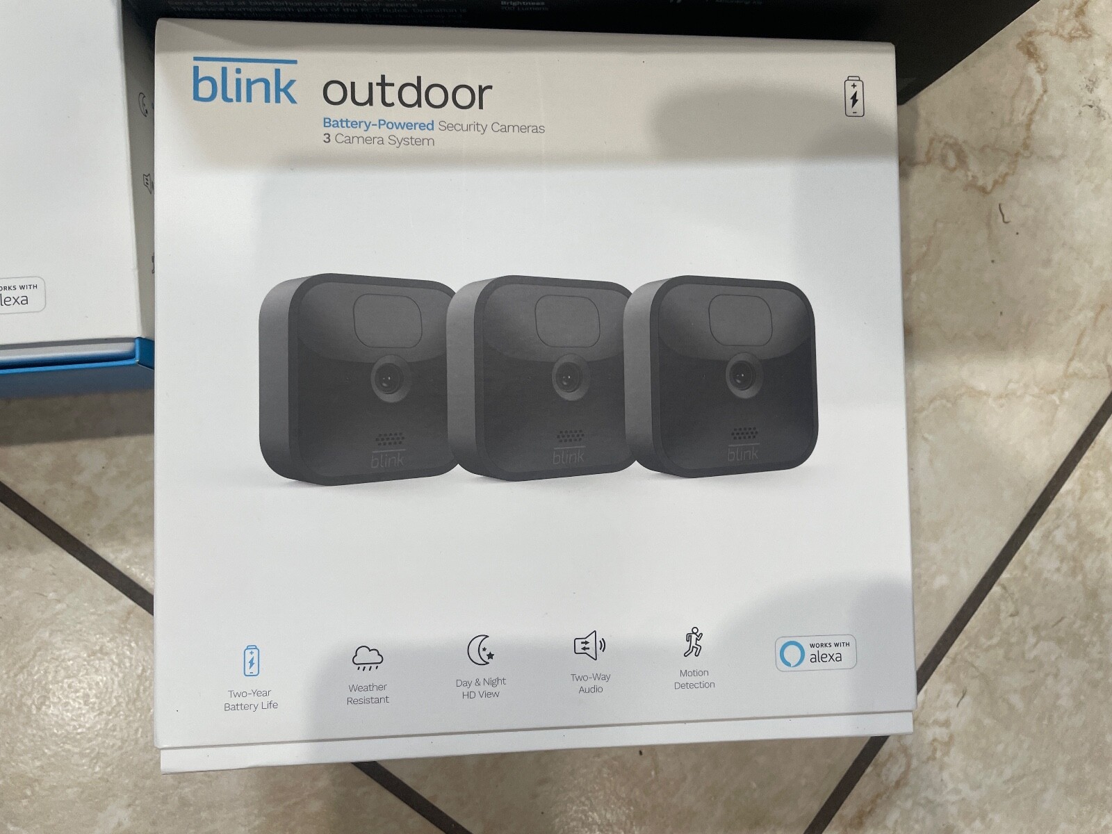 EMPTY BOX ONLY Blink XT Security Wireless Camera System Outdoor