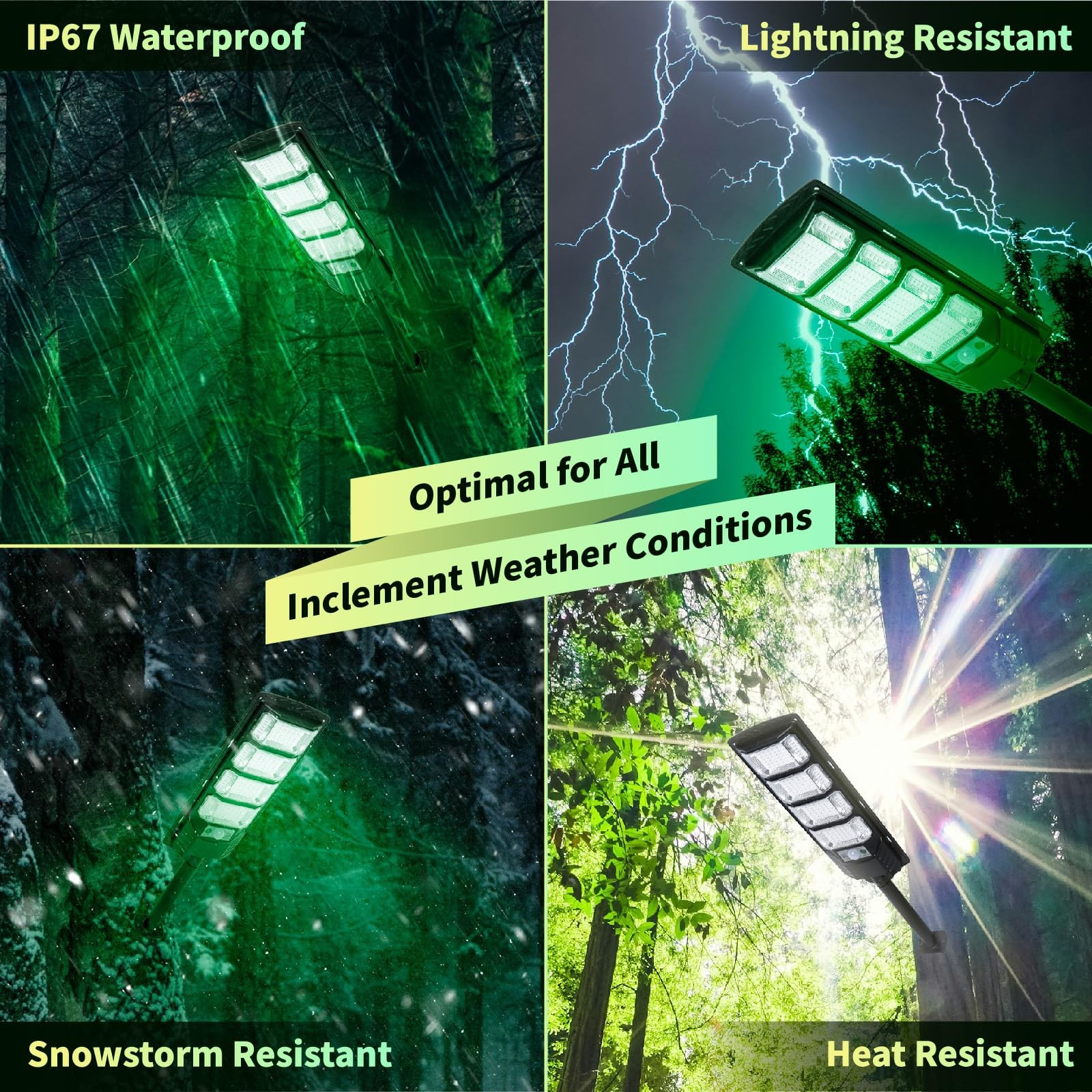 BINGLUX Hog Lights for Night Hunting – 12000LM Green 1 Pack, Black