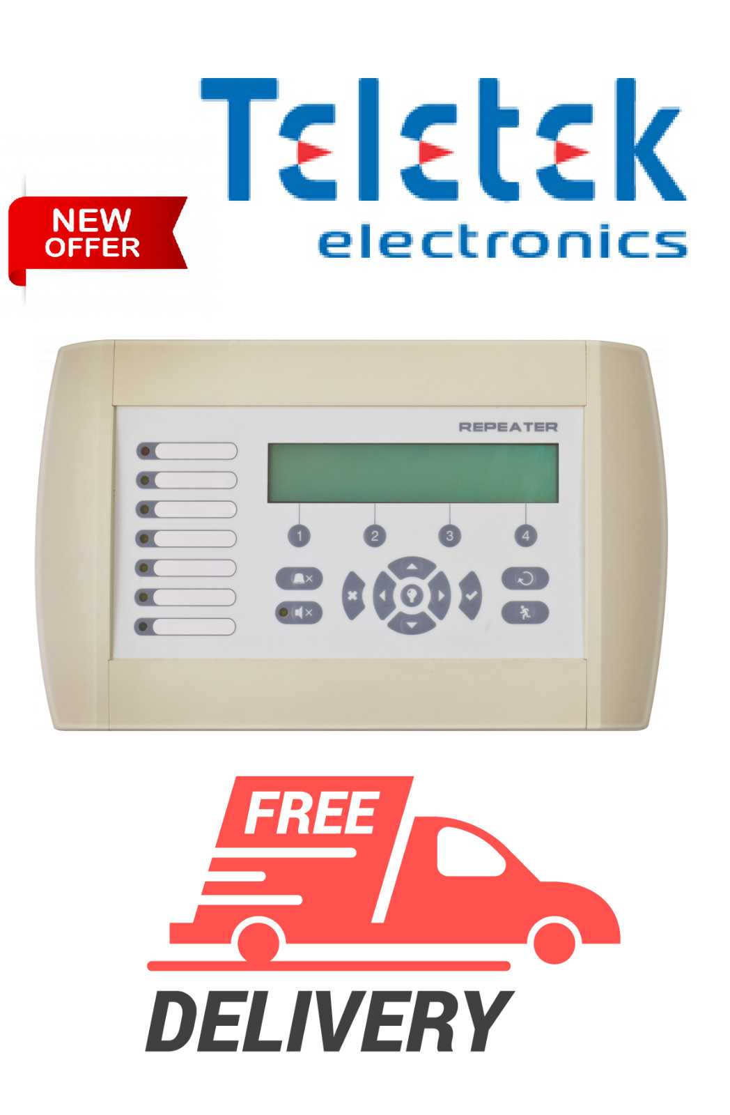 TELETEK Products/ Fire Alarm Solutions / Addressables / Control Panels /Repeater