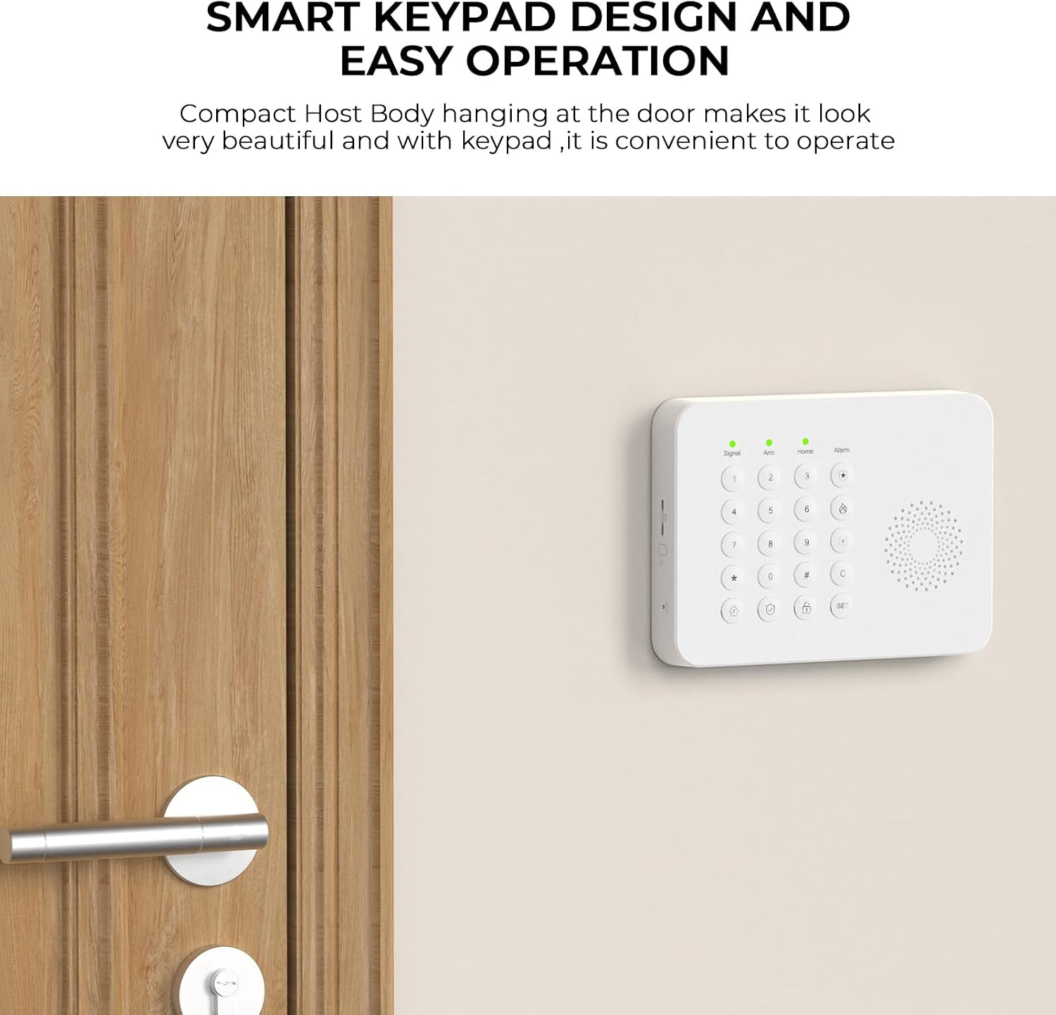 Home Security Alarm System,Wireless Home Security Systems with DIY Expandable Do