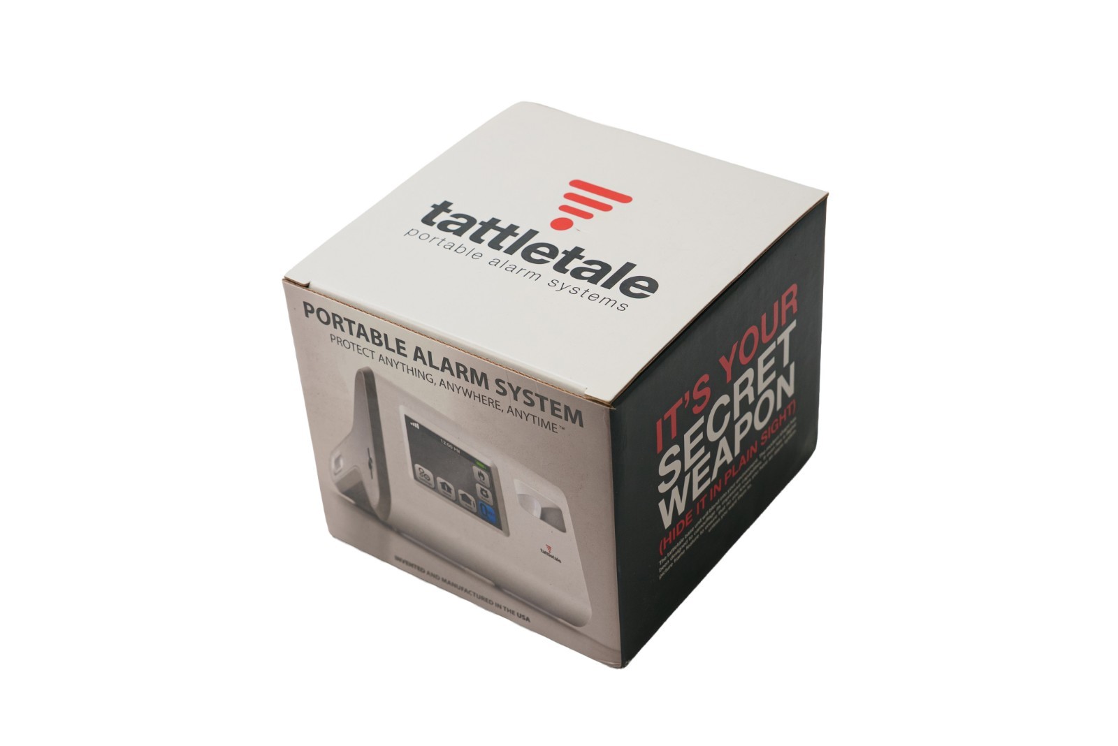 Tattletale Portable Alarm System Wireless Security Device w/ Sensors In Box