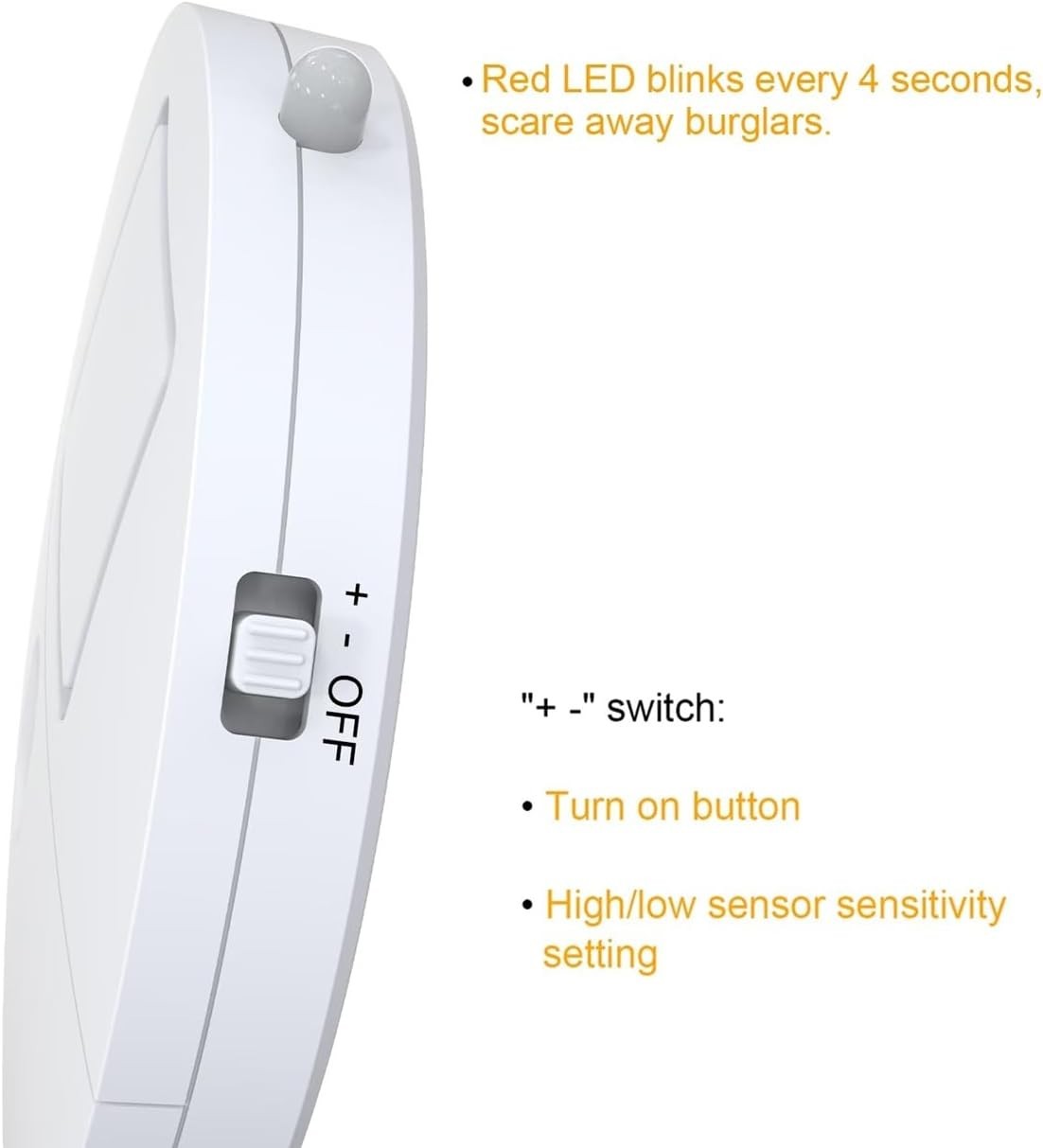 8-Pack Modern Window Alarm with Loud 120dB Alert and Adjustable Sensitivity