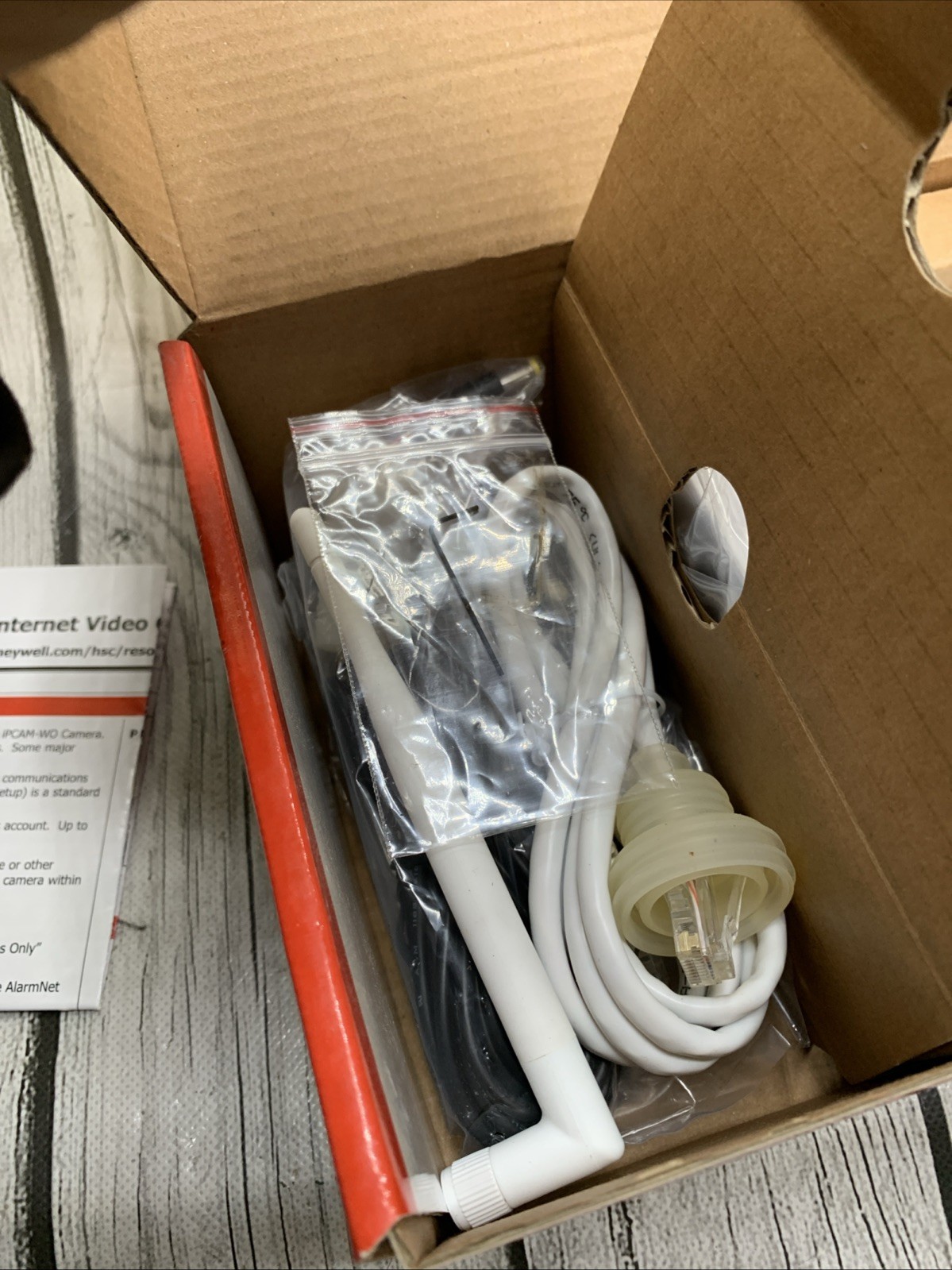 Honeywell iPCAM-WO Color IP Wireless Outdoor Security Camera White