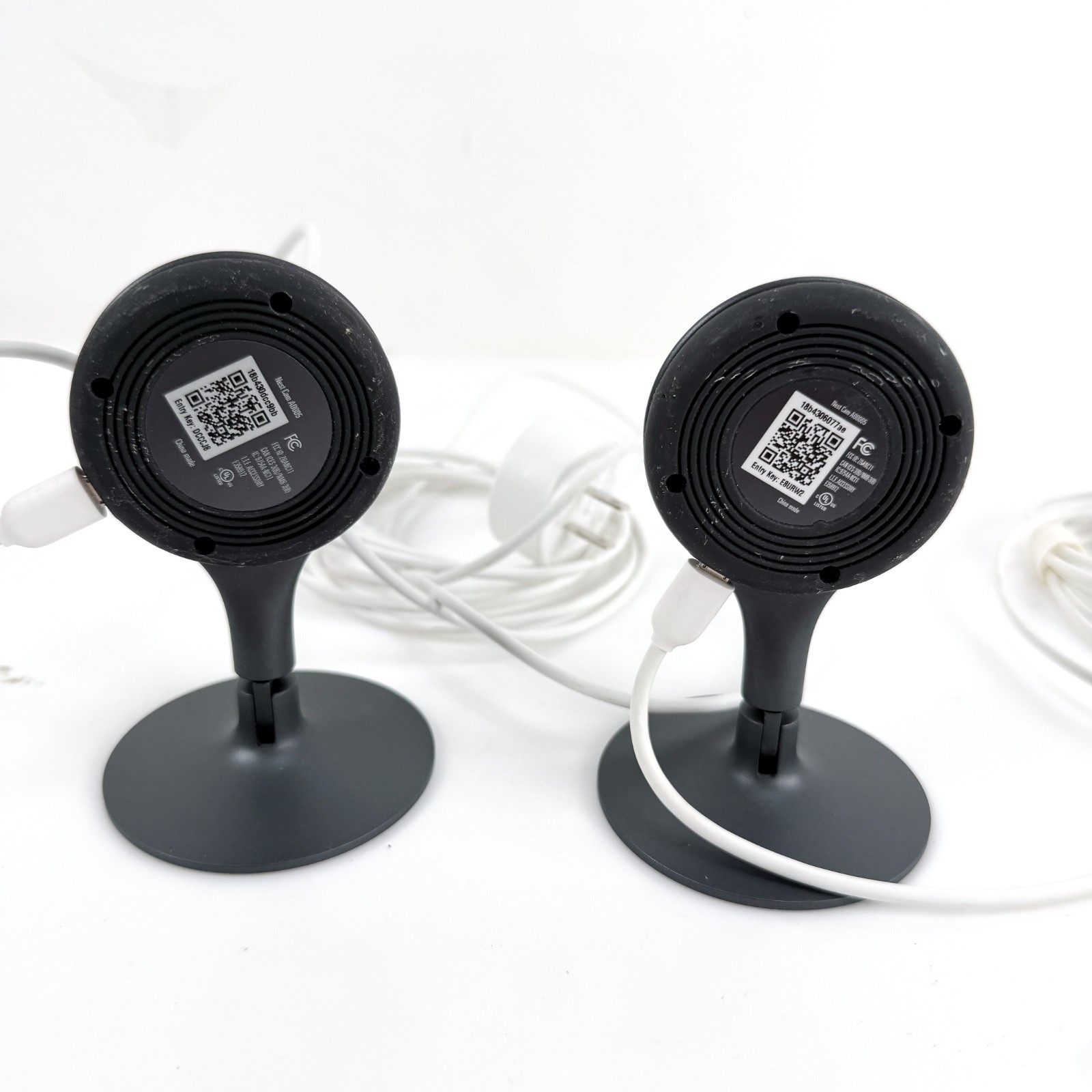 Lot of 2 Google Nest 1st Gen Indoor Cam Security Camera A0005 – Tested