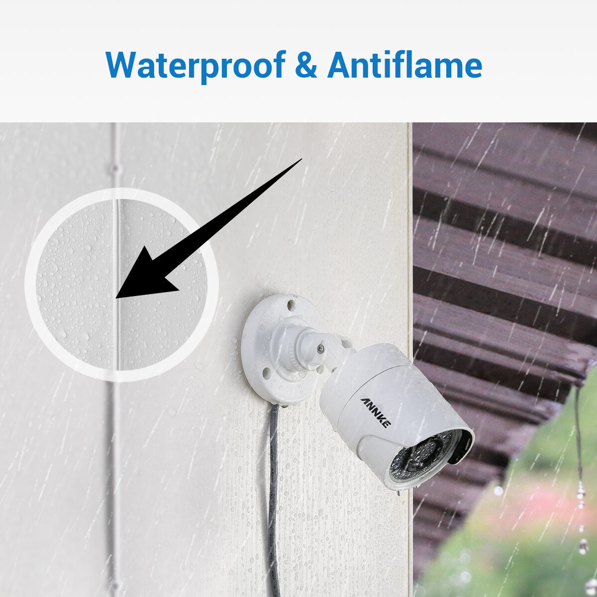 ANNKE 25/60/100ft Extension Cord Security Camera System Video DC Power Cable BNC