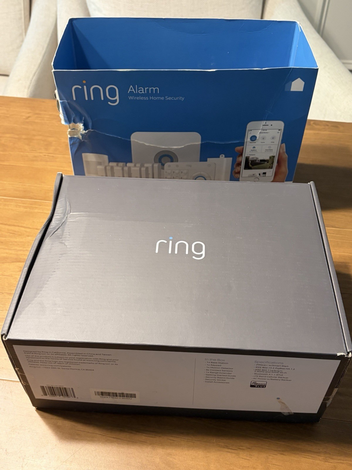 Ring Alarm 10 Piece Wireless Home Security System Kit Open Box Complete Unused