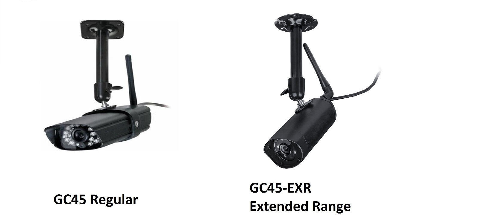 2x Accessory GC45-EXR Outdoor Surveillance Camera for Uniden G455 G755 G766 G955