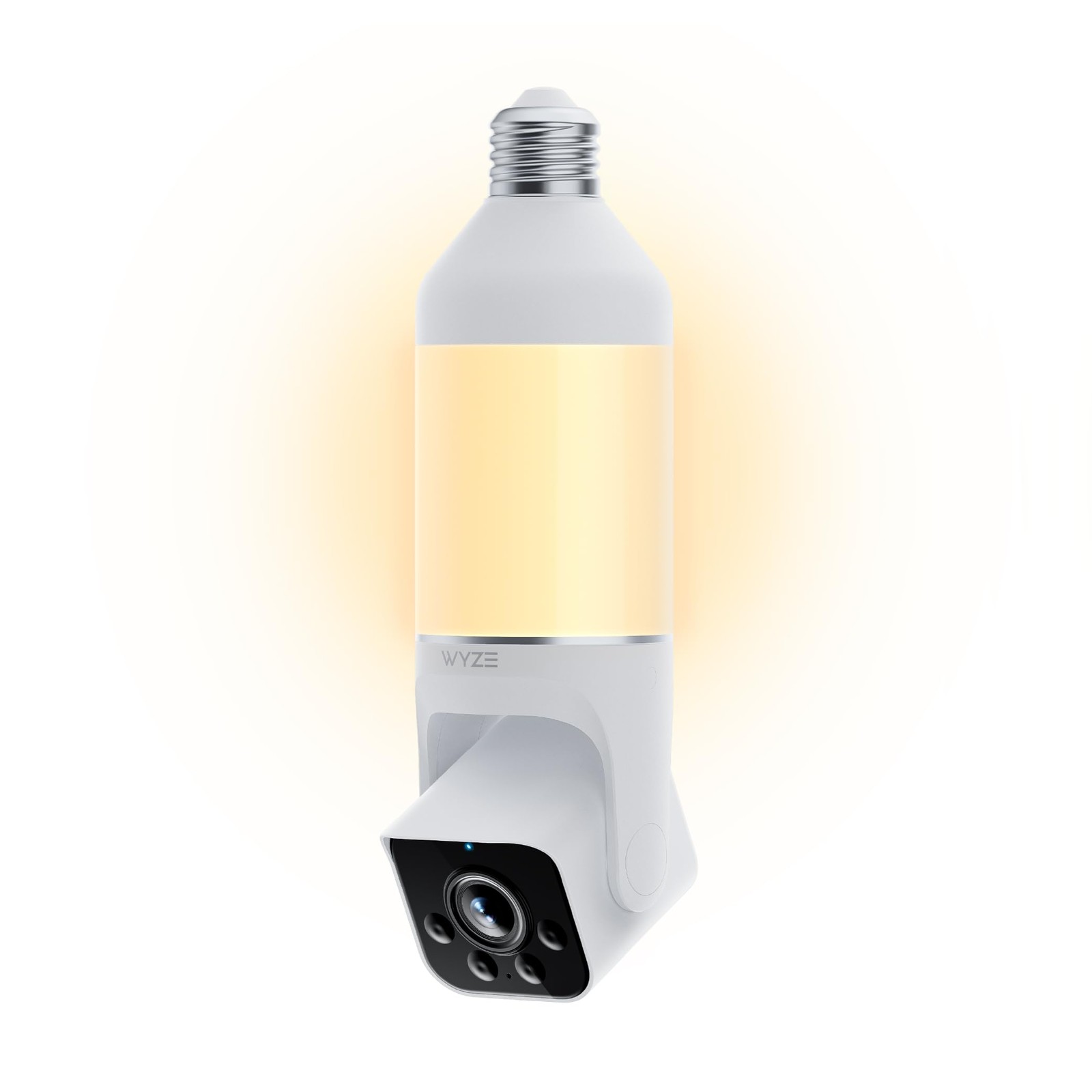 WYZE Bulb Cam Security Camera, 2K HD Outdoor 2.36*2.36*8.27 inches, White