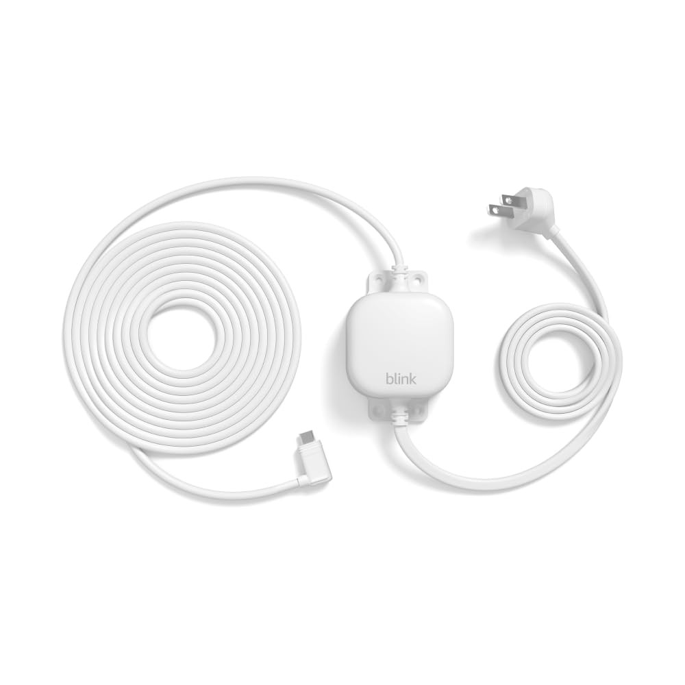 Blink Power Adapter Weather Resistant 13ft White for Mini 2 Outdoor 4