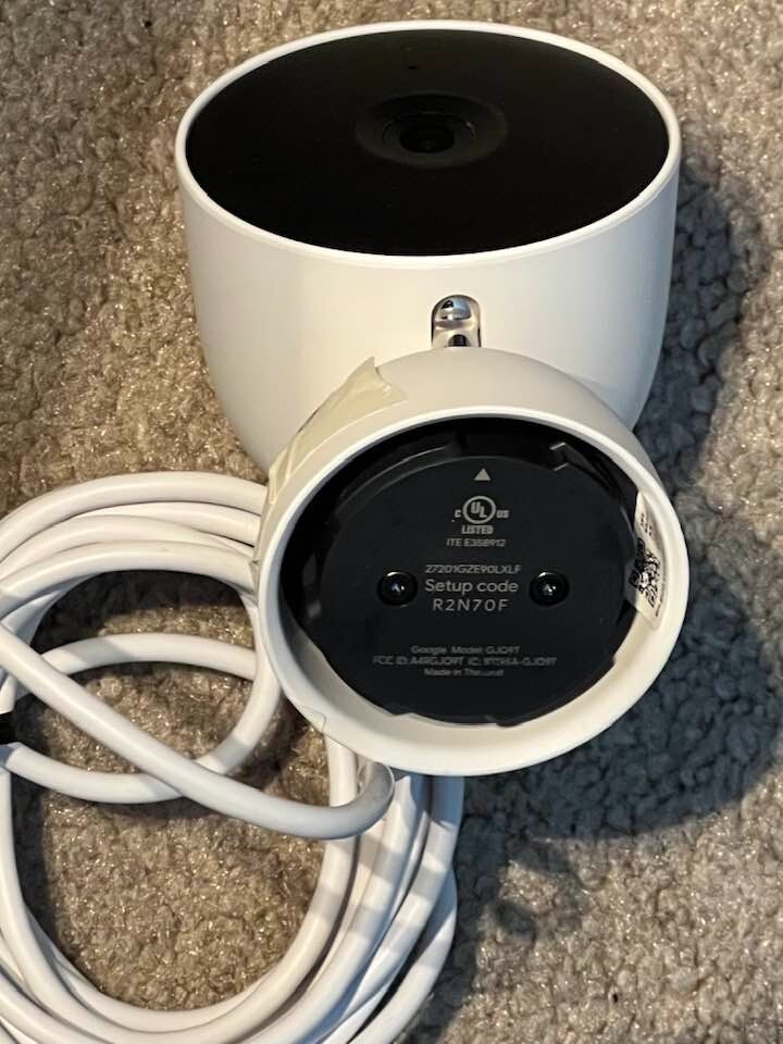 GOOGLE NEST INDOOR CAMERA GJQ9T GA01998-US