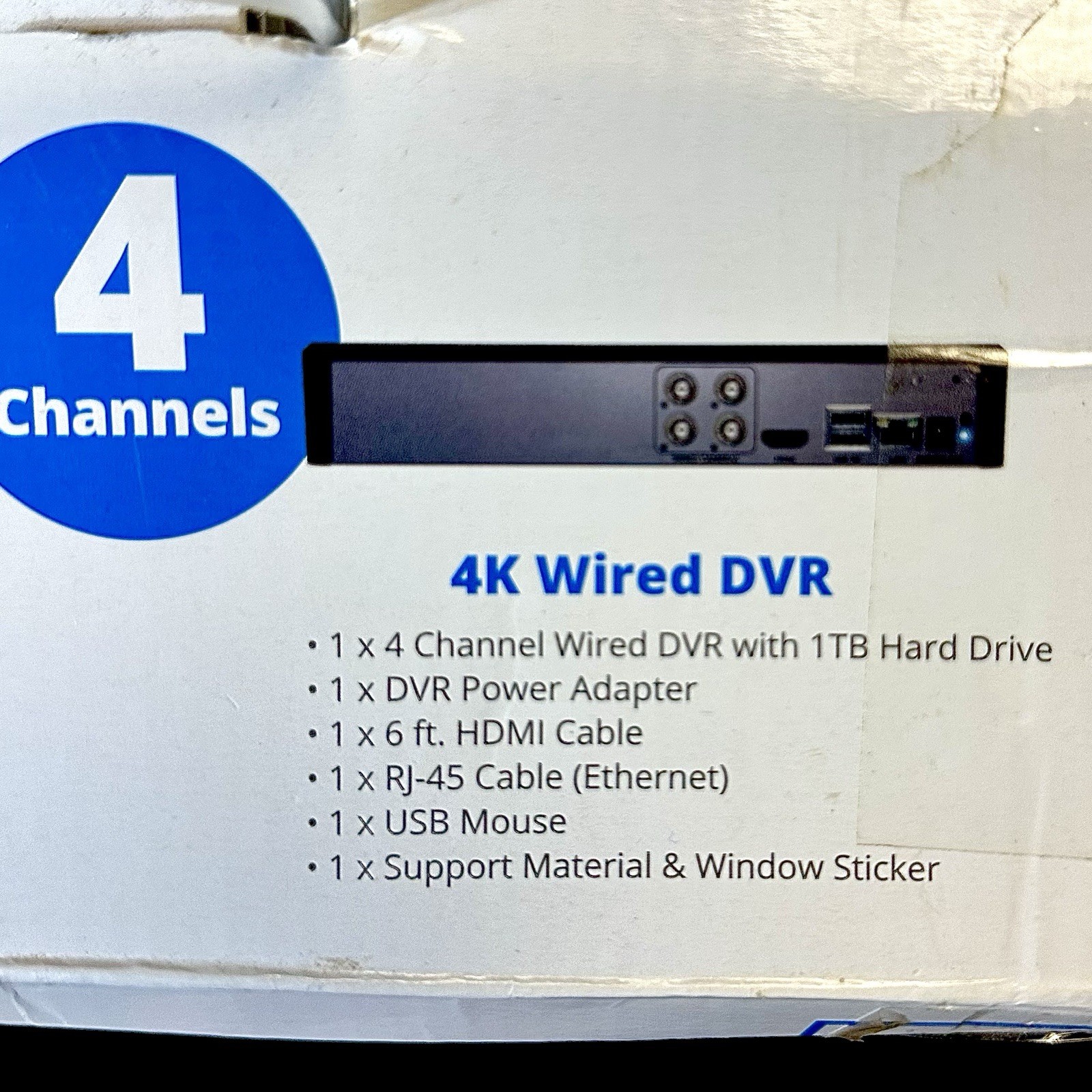 Night Owl UHD 1TB HDD 8 Channel 4K Bluetooth Camera System White WM-BTD881-4LSA