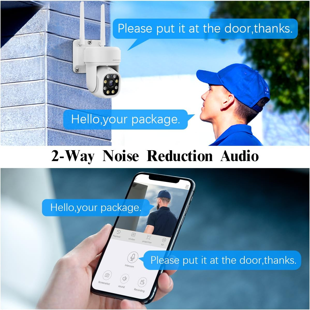 (2026 New) 5MP Wifi Security Camera System Outdoor, 4 Dual-Antenna Cameras, 10CH