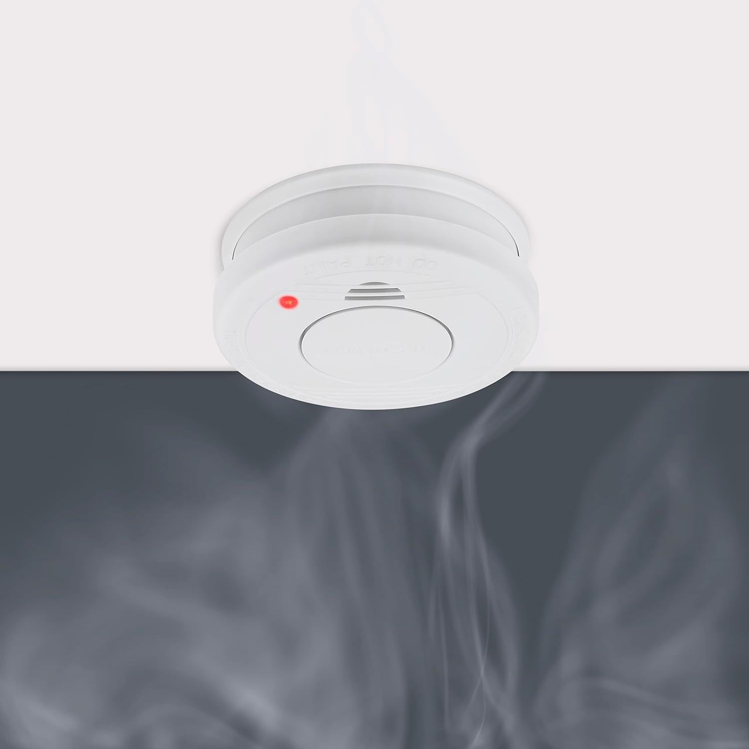 Smartwares 10.04.62 détecteur de fumée – Capteur Optique – Bouton de Test – 85db