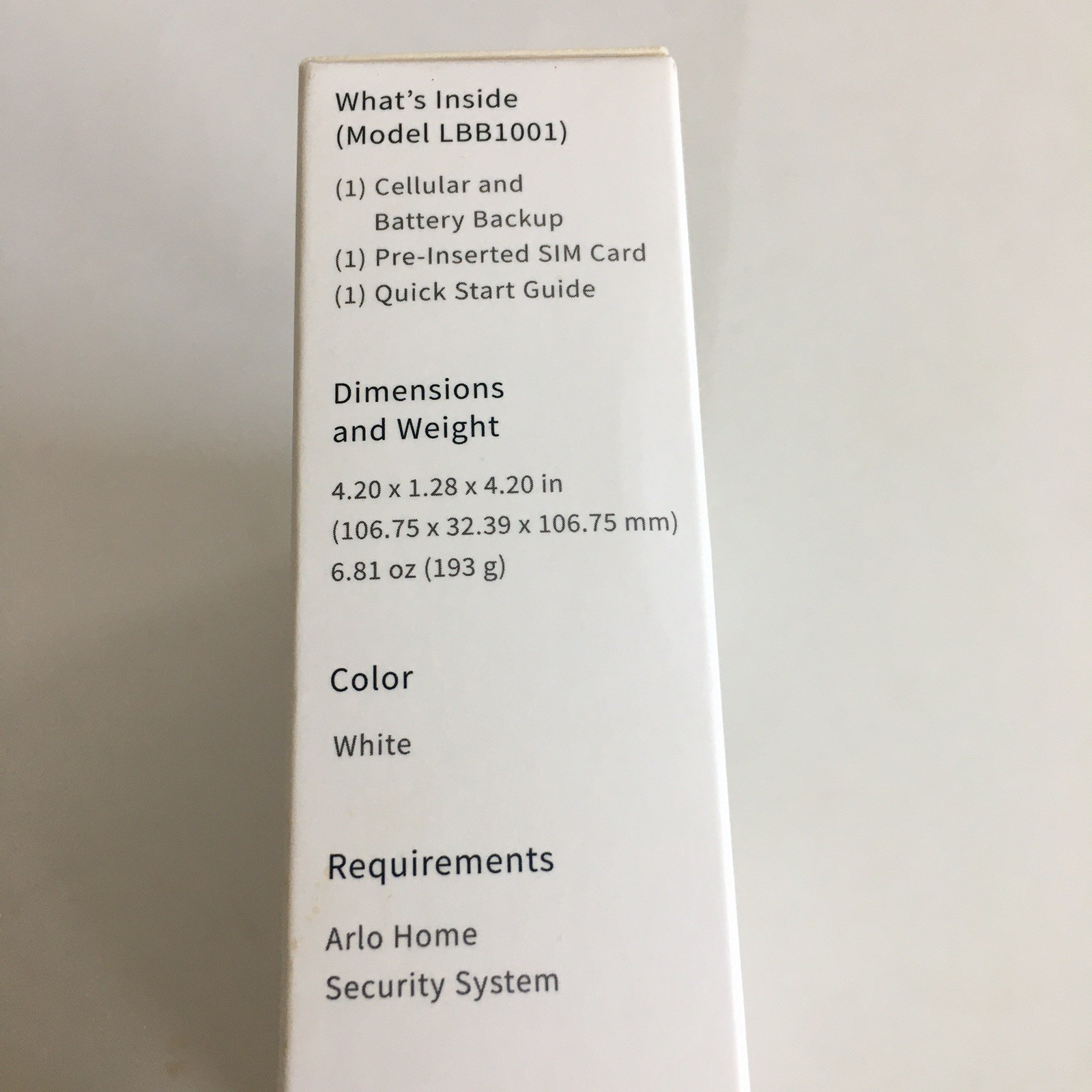 Arlo Cellular and Battery Backup – LBB1001