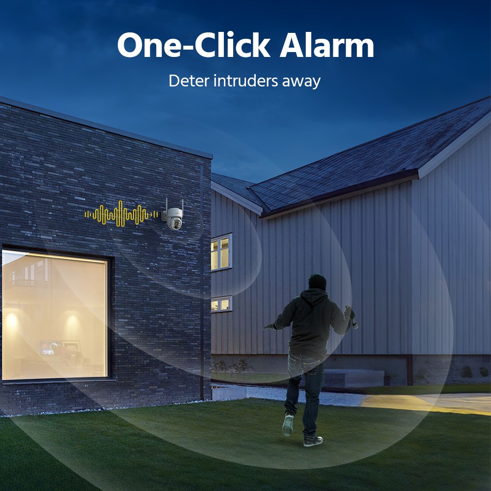 ANNKE Wireless 10CH 12″ Monitor 4MP PT Solar Security Camera System Two-Way Talk
