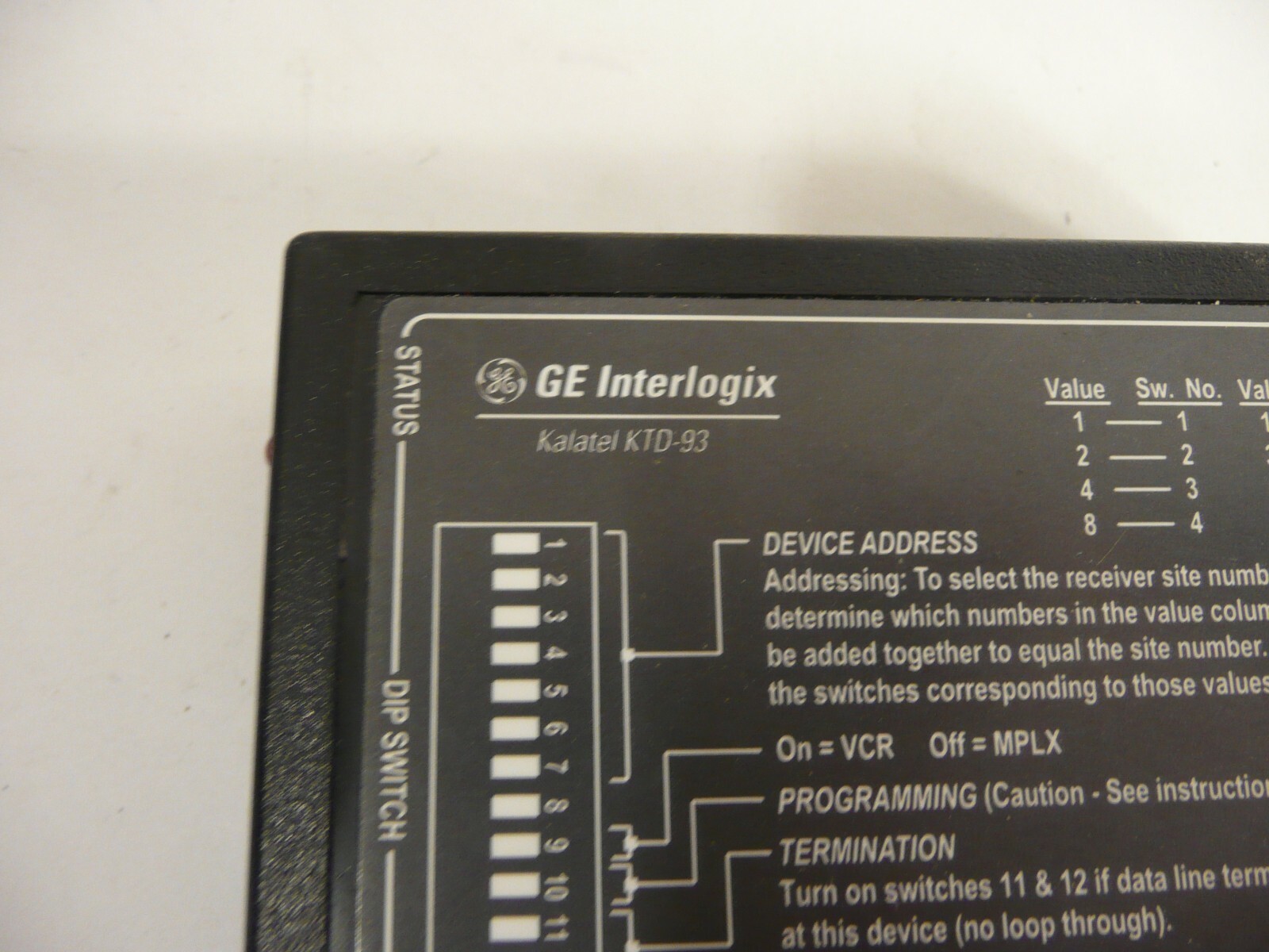 NEW GENUINE GE INTERLOGIX KALATEL KTD-93 AUXILIARY DEVICE DRIVER