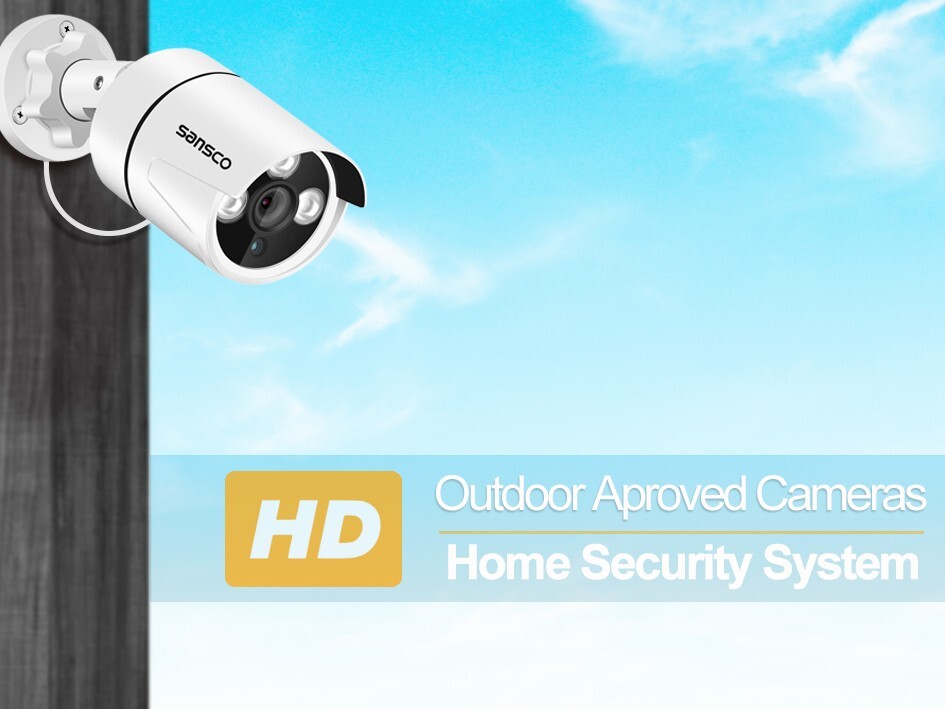 4MP 8CH DVR Home Outdoor CCTV Security Camera System Night Vision with1000GB