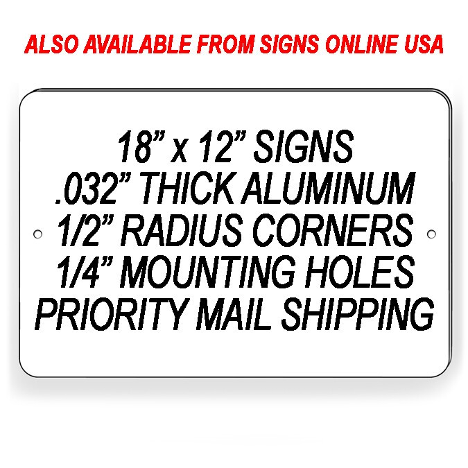 Property Protected By Video Surveillance Security Camera Metal Sign 5″ x 7″