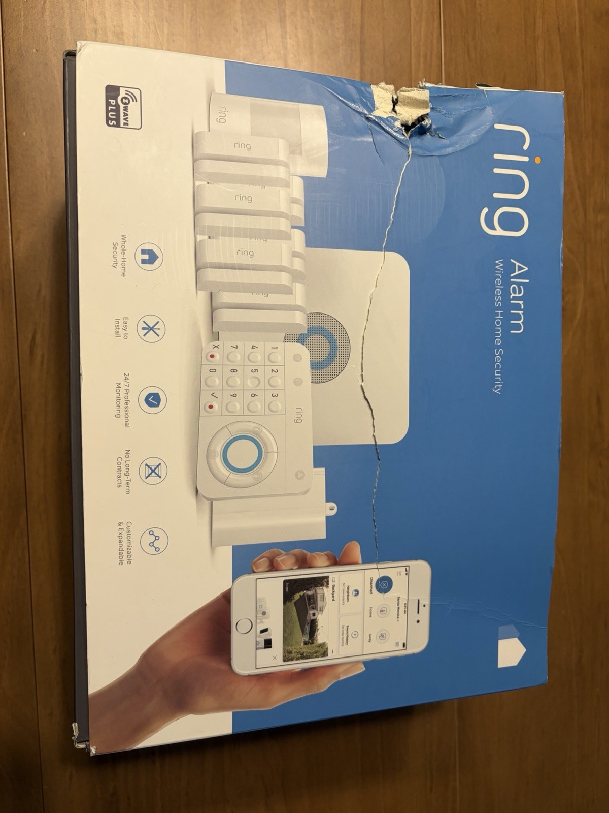 Ring Alarm 10 Piece Wireless Home Security System Kit Open Box Complete Unused