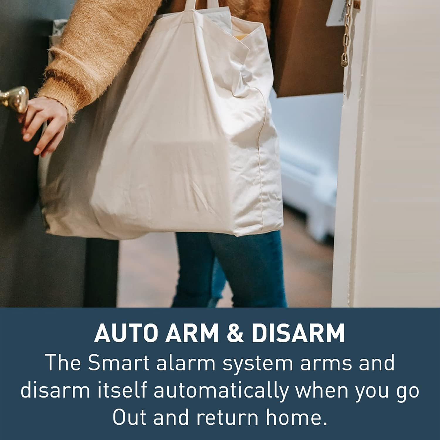 Smart Indoor Siren | Wireless 110 Decibel Siren | Auto Arm & Disarm | Easy Insta