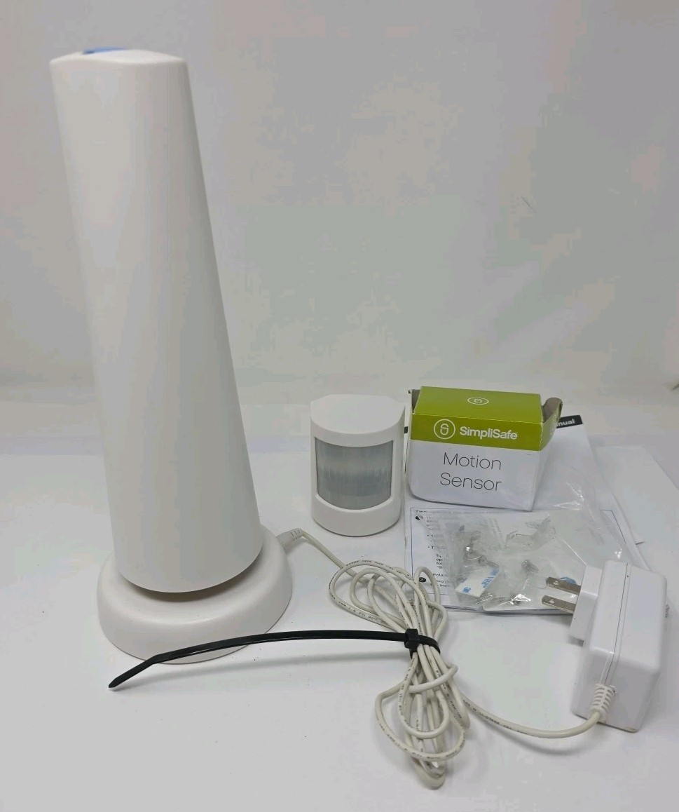 SimpliSafe Original System Base Station BS2000 – Base Unit + Adapter