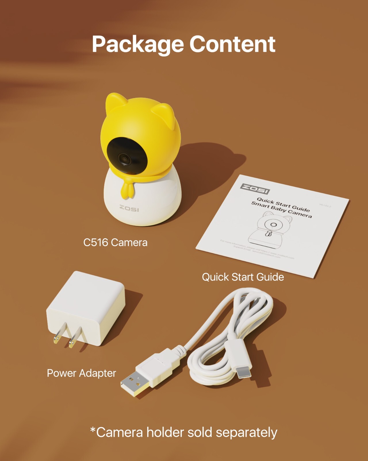 ZOSI PT Security WiFi Video Camera 3MP/4MP Remote View Baby Monitor 2-Way Audio