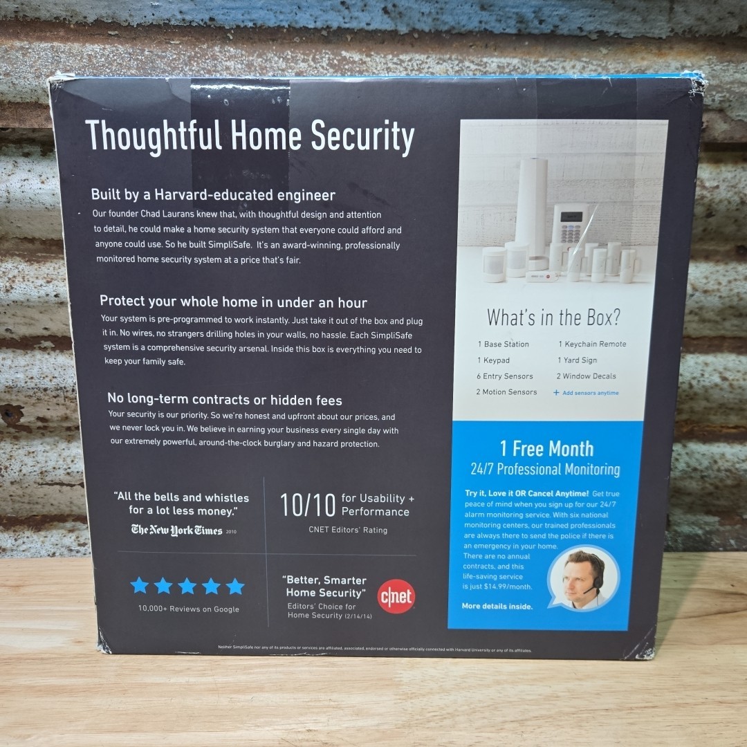 SimpliSafe “Defend” Home Security System 11-pc OPEN BOX