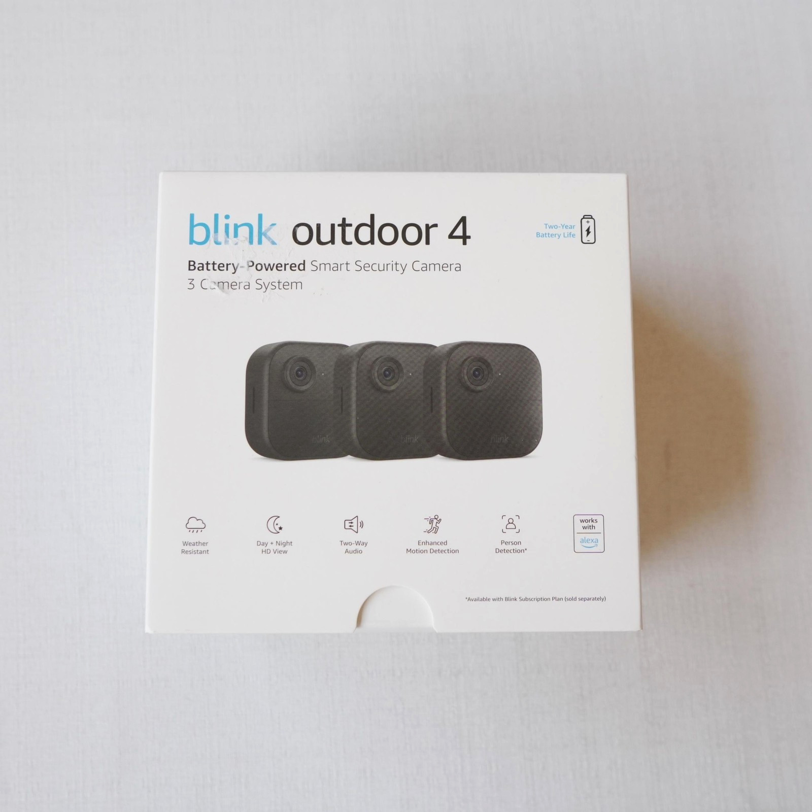 New Sealed Blink Outdoor 4 4th Gen 3-Camera System Smart Home Security Wireless